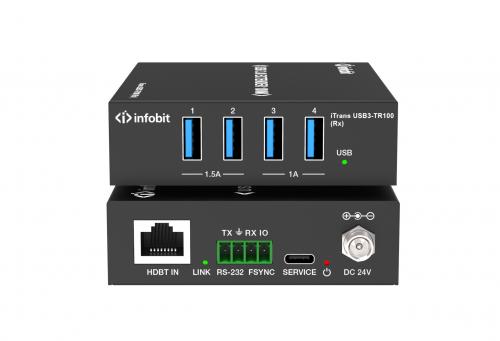 Удлинитель сигнала USB Infobit iTrans USB3-TR100