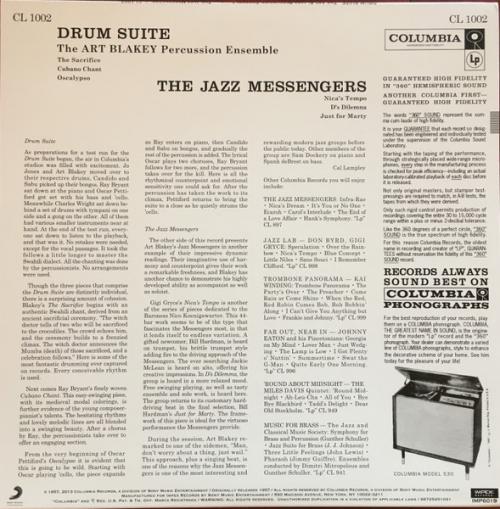 Виниловая пластинка Art Blakey - Drum Suite (Analogue) (Limited Edition, Black Vinyl LP)