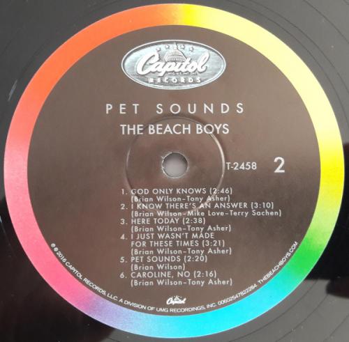 Виниловая пластинка The Beach Boys, Pet Sounds (Mono / 180g Vinyl)