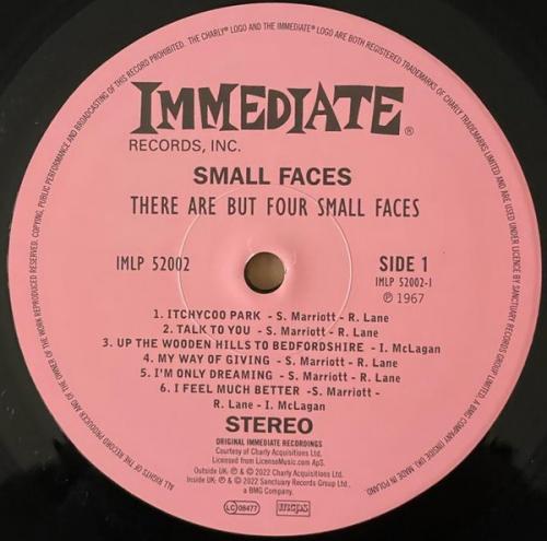 Виниловая пластинка Small Faces - There Are But Four Small Faces (Black Vinyl LP)