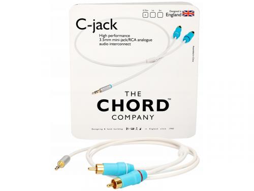 Кабель межблочный аудио Chord Company C-Jack 3.5mm Stereo to 2RCA 0.75m