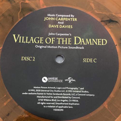 Виниловая пластинка Village Of The Damned (Original Motion Picture Soundtrack) (Deluxe Edition/Orange Marble Vinyl)