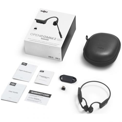 Наушники SHOKZ OpenComm2 UC 2025 Upgrade (With USB-C)(PN: C120-AC-BK)
