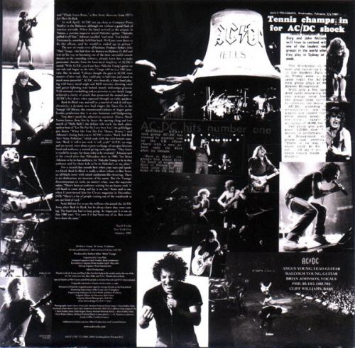 Виниловая пластинка AC/DC BACK IN BLACK (Remastered/180 Gram)