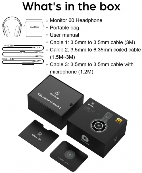 Наушники OneOdio Monitor 60