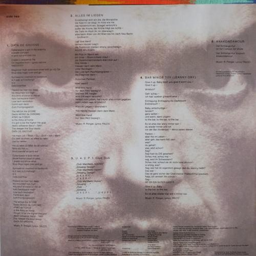 Виниловая пластинка FALCO - DATA DE GROOVE - BLUE TRANSPARENT VINYL (LP)