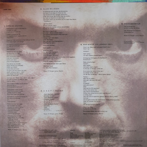 Виниловая пластинка FALCO - DATA DE GROOVE - BLUE TRANSPARENT VINYL (LP)