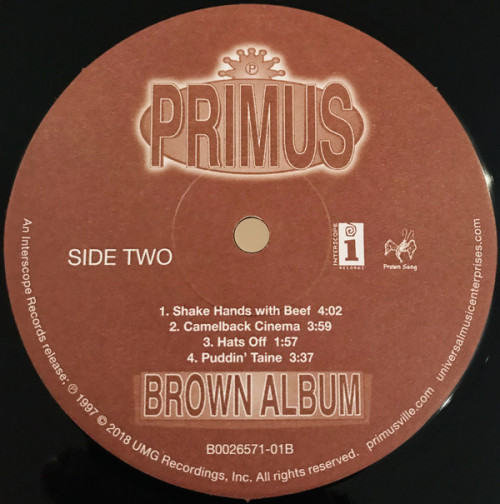 Виниловая пластинка Primus, Brown Album