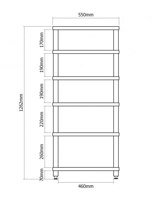 Hi-Fi стойка VOXmodule CASA 01/6 (орех)