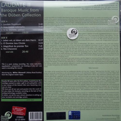 Виниловая пластинка Anders Eby - Baroque Music From The Duben Collection (Analogue) (Black Vinyl LP)