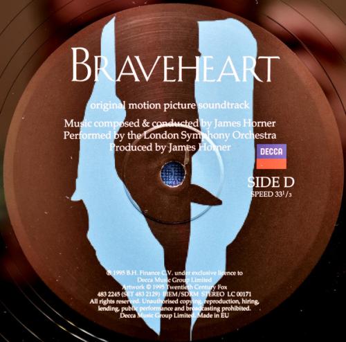 Виниловая пластинка Various Artists, Braveheart (2 LPs)