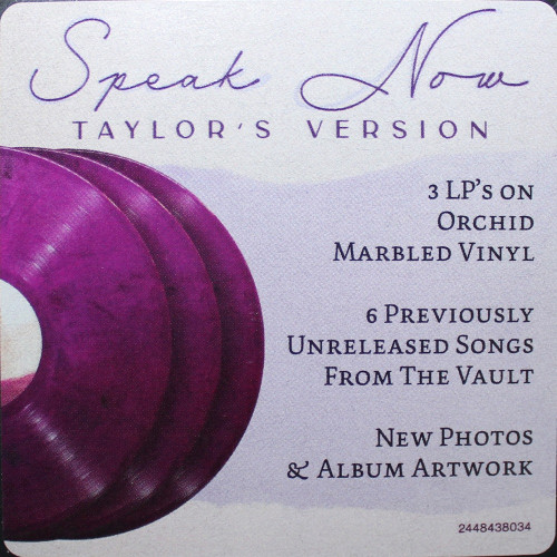 Виниловая пластинка Taylor Swift - Speak Now (Taylor's Version) (coloured)