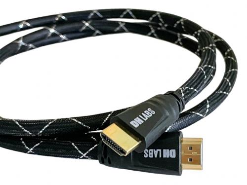 HDMI кабель DH Labs Silver HDMI 2.1-8k with swivel connector 0,75 m