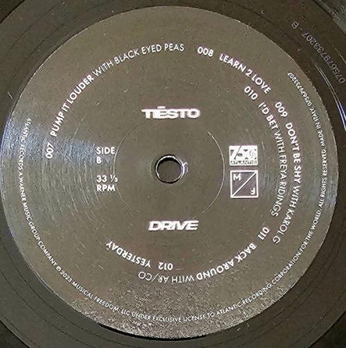 Виниловая пластинка Tiësto - Drive (Black Vinyl LP)