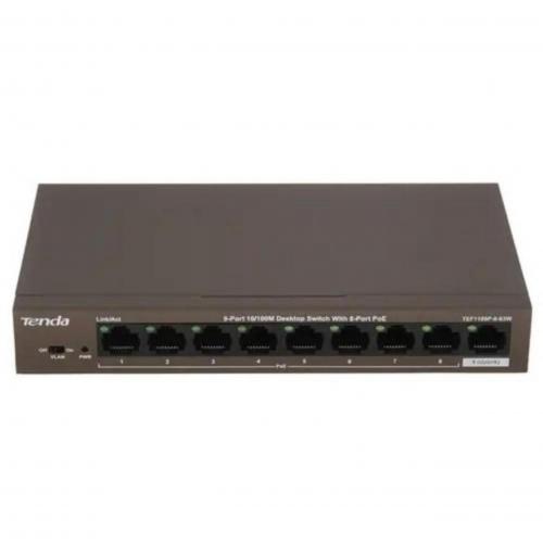 Коммутатор Tenda TEF1109P-8-63W