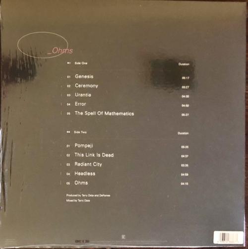 Виниловая пластинка The Deftones - Ohms (Black Vinyll)