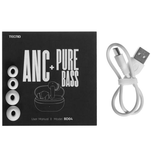 Наушники TECNO BD04 Buds 4 White