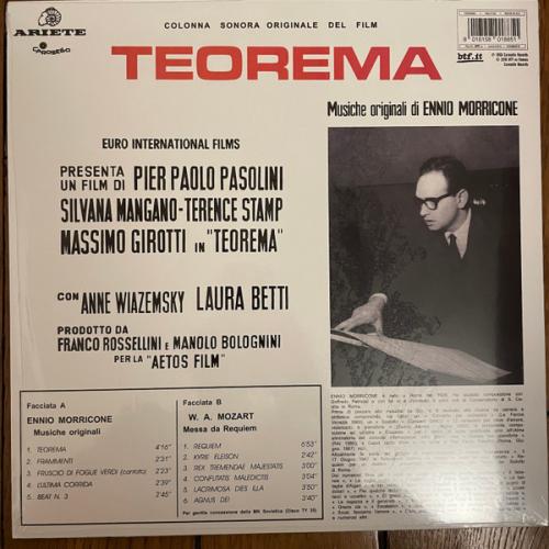 Виниловая пластинка Саундтрек - Teorema (Ennio Morricone) (Coloured Vinyl LP)