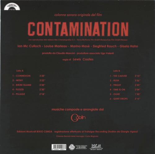 Виниловая пластинка Саундтрек - Contamination (Goblin) (Coloured Vinyl LP)