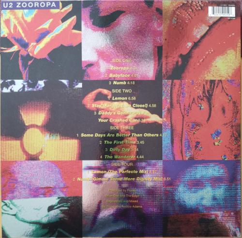 Виниловая пластинка U2 - Zooropa (Coloured Vinyl 2LP)