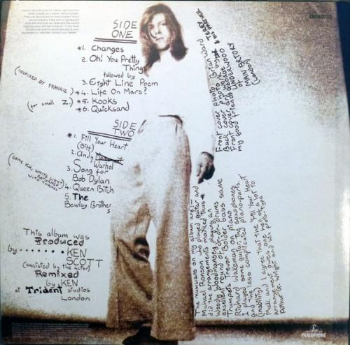 Виниловая пластинка David Bowie HUNKY DORY (180 Gram)