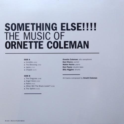 Виниловая пластинка Ornette Coleman - Something Else!!!! (180 Gram Marbled Vinyl LP)
