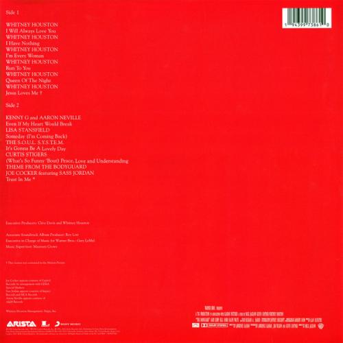 Виниловая пластинка Houston Whitney - The Bodyguard - Original Soundtrack Album (LP)