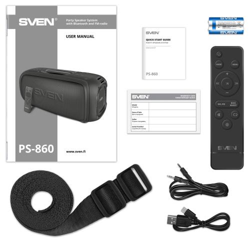 Портативная акустика Sven PS-860 Black
