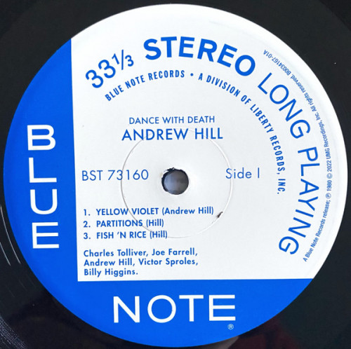 Виниловая пластинка Andrew Hill - Dance With Death (Tone Poet) (Black Vinyl LP)