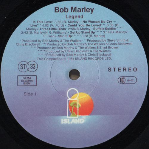 Виниловая пластинка Bob Marley, Legend