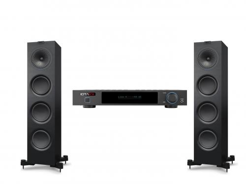 Комплект акустики KEF Q750 Satin Black + IOTAVX SA3