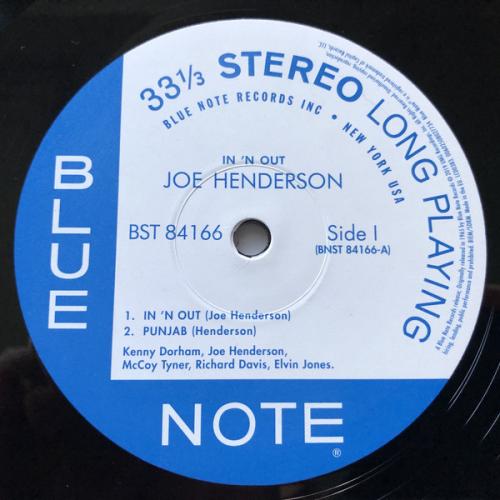 Виниловая пластинка Joe Henderson, In & Out