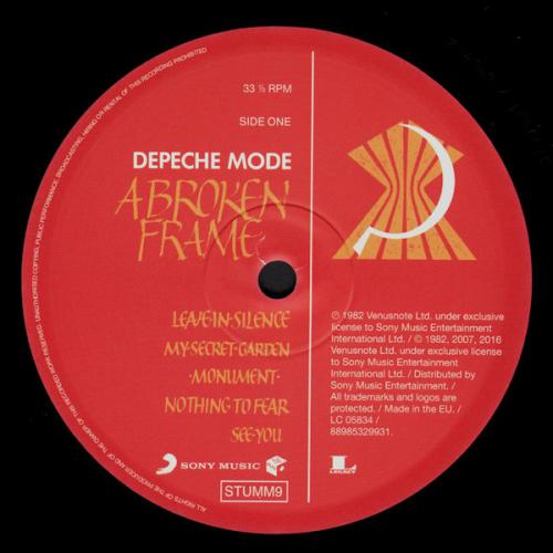 Виниловая пластинка Sony Depeche Mode A Broken Frame (180 Gram/Gatefold)