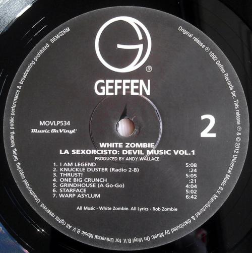 Виниловая пластинка White Zombie — LA SEXORCISTO: DEVIL MUSIC VOL.1 (LP)