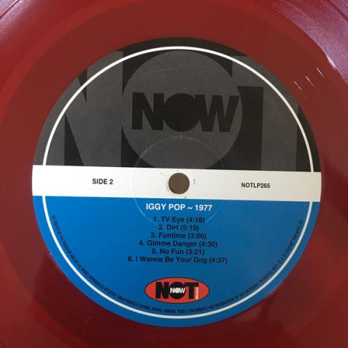 Виниловая пластинка Pop, Iggy, 1977  (RED Vinyl) (180 Gram Red Vinyl)