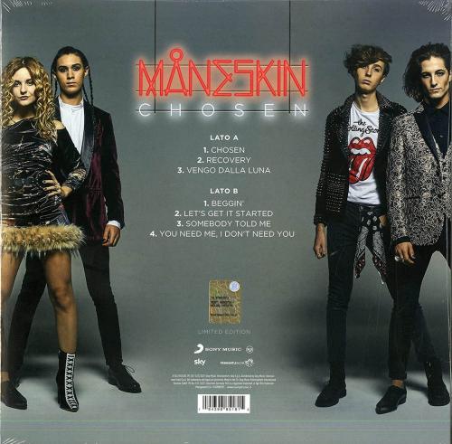 Виниловая пластинка Maneskin - Chosen (Blue Transparent Vinyl)
