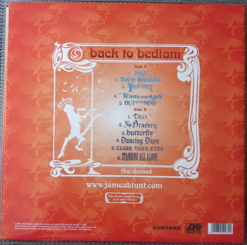 Виниловая пластинка James Blunt - Back To Bedlam: The Demos (Red Vinyl LP)