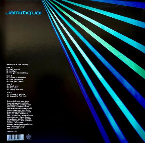 Виниловая пластинка Jamiroquai - A Funk Odyssey (Blue Green Splatter Vinyl 2LP, RSD2025)
