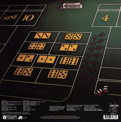 Виниловая пластинка Bad Company - Straight Shooter (Analogue) (Black Vinyl 2LP)
