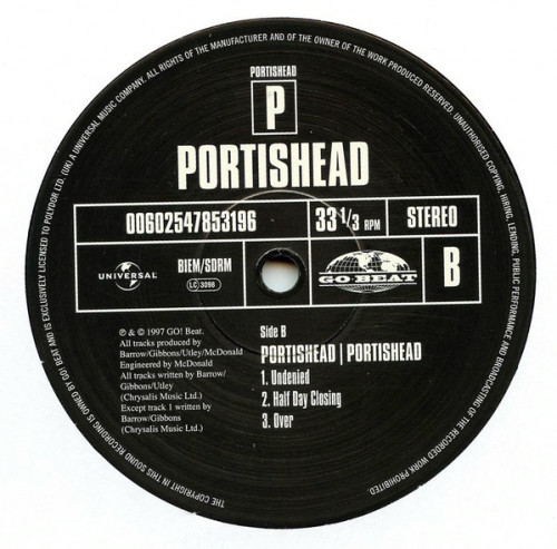 Виниловая пластинка Portishead, Portishead