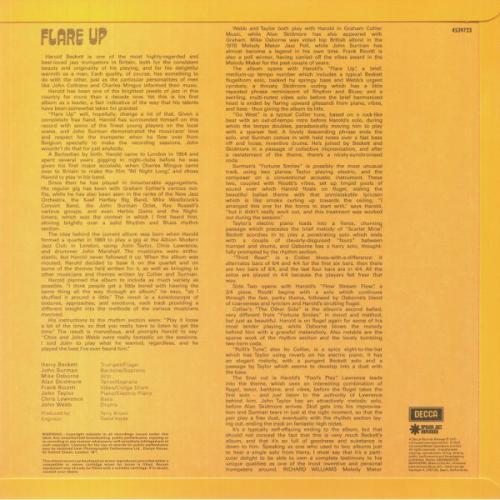 Виниловая пластинка Harry Beckett - Flare Up (Black Vinyl LP)