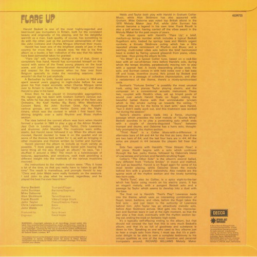 Виниловая пластинка Harry Beckett - Flare Up (Black Vinyl LP)
