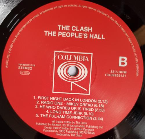 Виниловая пластинка Clash, The - Combat Rock + The People's Hall (Black Vinyl 3LP)