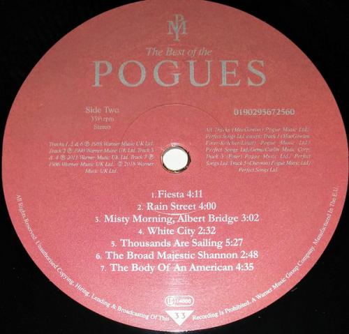 Виниловая пластинка WM The Pogues The Best Of (Black Vinyl)