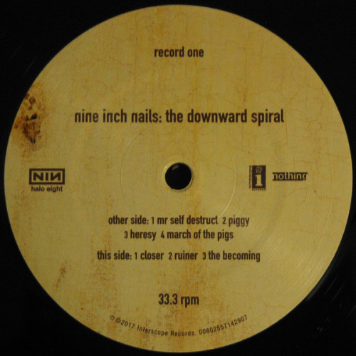 Виниловая пластинка Nine Inch Nails, The Downward Spiral