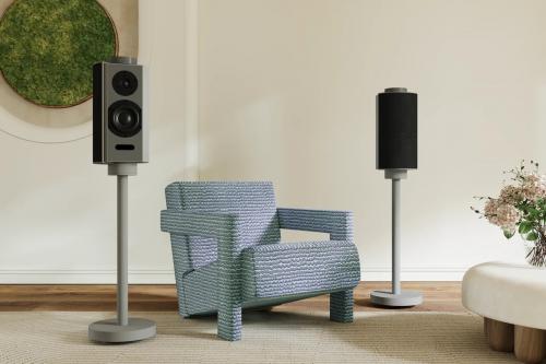 Стойки под акустику Goldmund Pulp Stand Silver Grey