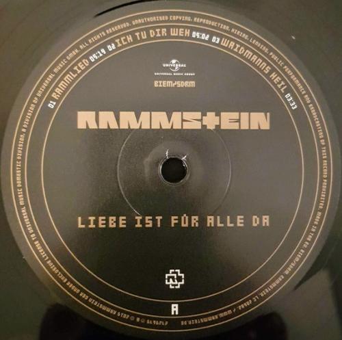 Виниловая пластинка Rammstein, Liebe Ist Fur Alle Da