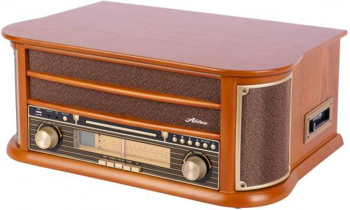 Проигрыватель винила Alive Audio OLDTIMER Wood с FM-приемником