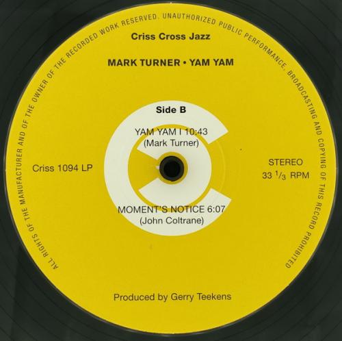 Виниловая пластинка Mark Turner - Yam Yam (Black Vinyl 2LP)