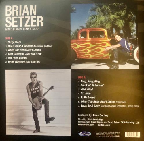 Виниловая пластинка Brian Setzer - Nitro Burnin’ Funny Daddy (180 Gram Transparent Vinyl LP)